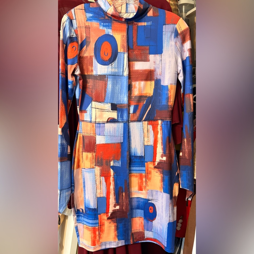 Abstract Patterned dress brand new nwot